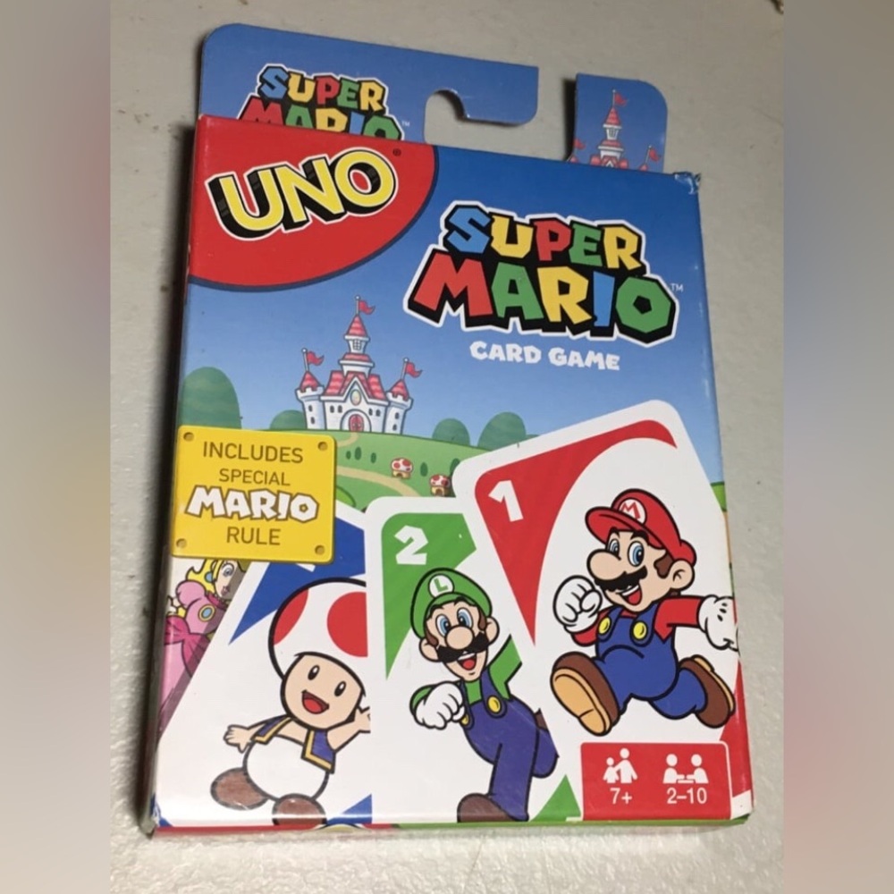 UNO Super Mario Card Game - Brand new factory sealed